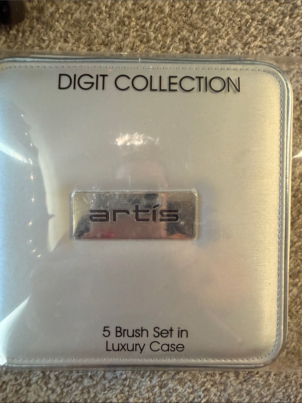 artis Silver Digit Collection 5-Brush Set in Luxury Case